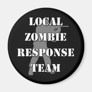 Imán Equipo local de la respuesta del zombi