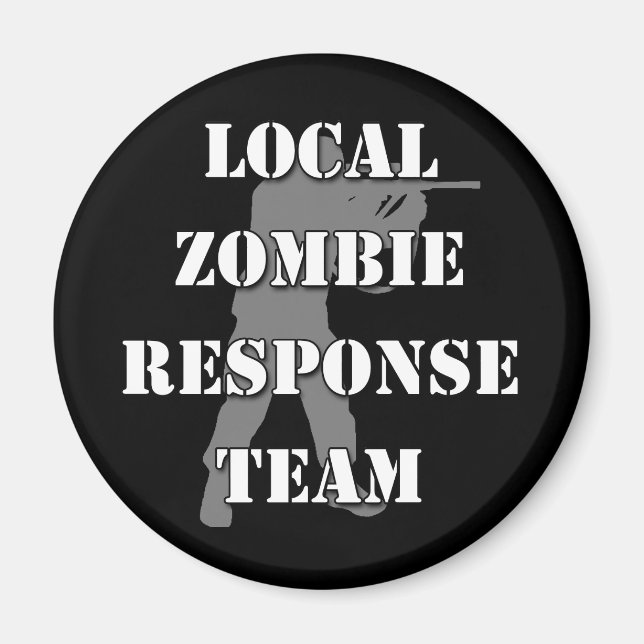 Imán Equipo local de respuesta zombie (Frente)