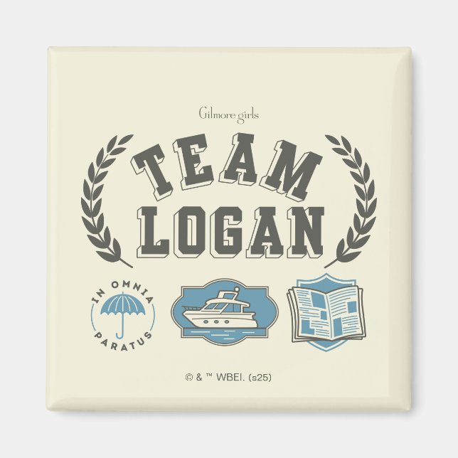 Imán Equipo Logan Gilmore Girls Diseño (Frente)