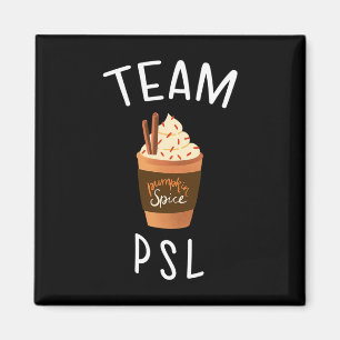 Imán Equipo PSL Calabaza Spice Latte Lover Fun Fall Pmp