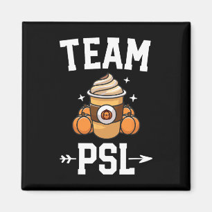 Imán Equipo PSL Cute Calabaza Spice Latte Lover Fall Au