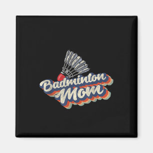 Imán Equipo Retro de Bádminton Deportista Entrenador 70