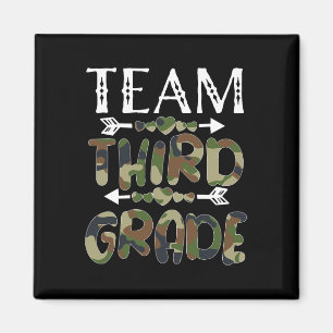 Imán Equipo Tercer Grado Regreso a Clases 1er Día Camo