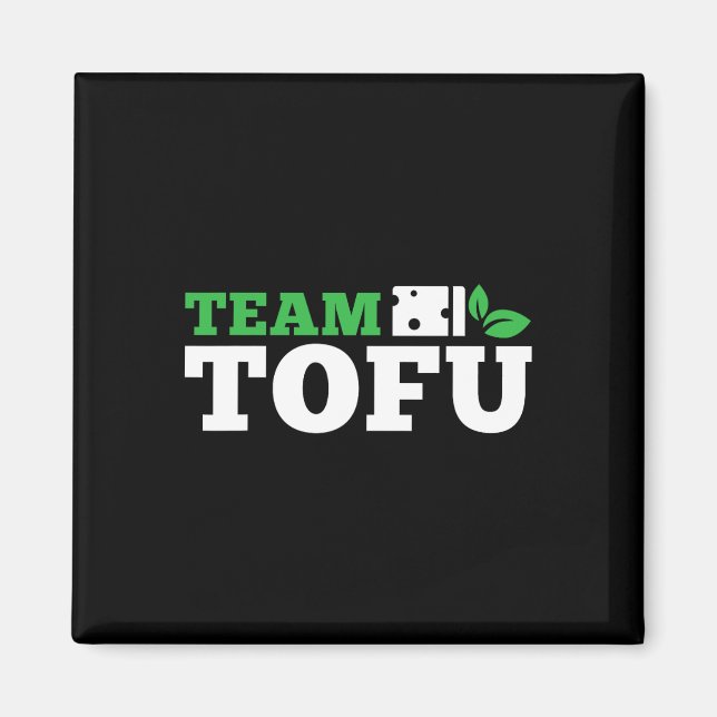 Imán Equipo Tofu Workout Vegan Bodybuilding Fitness Pla (Frente)