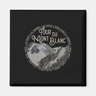 Imán Equipo Tour Du Mont Blanc Sendero Europeo de Sende