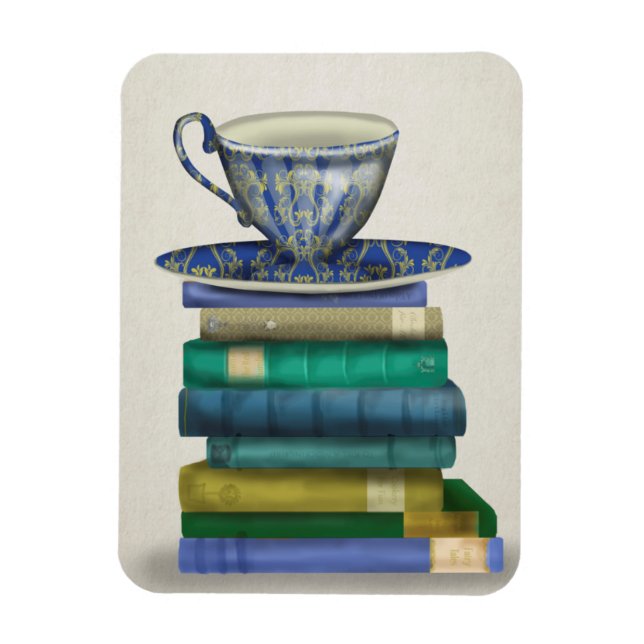 Imán Equipo y libros 2 (Vertical)
