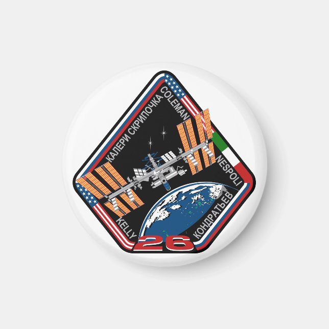 Imán Equipos de ISS: Expedición 26 (Frente)