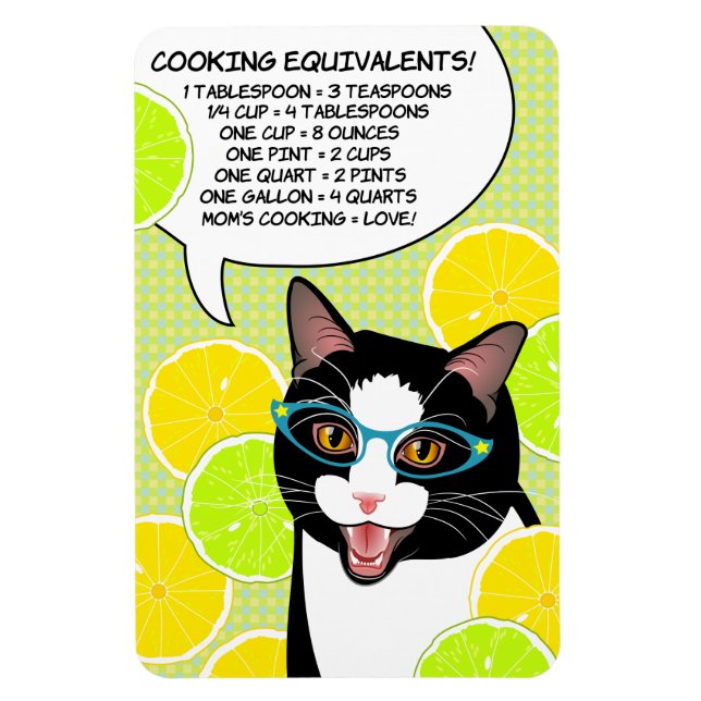 Imán Equivalentes de cocina Ayuda para gatos en cocina (Vertical)