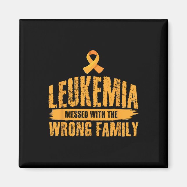 Imán Equivocado Con Malos Awarenes De Leucemia De Apoyo (Frente)