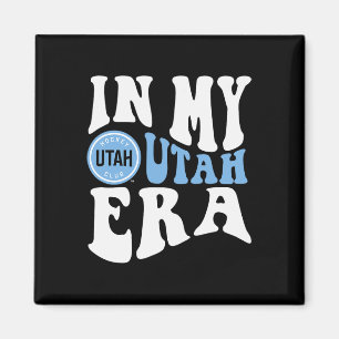 Imán Era del Club de Hockey de Utah Dark Heather Oficia