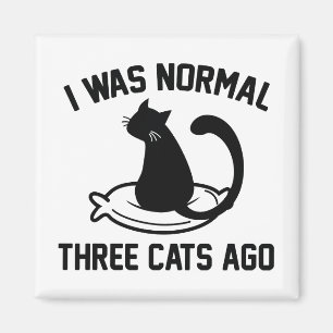 Imán Era hace tres gatos normales