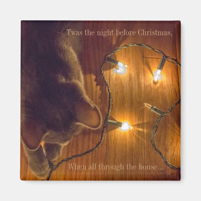 Imán Era la noche anterior a los Navidades (Frente)