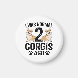 Imán Era normal hace 2 Corgis Perro