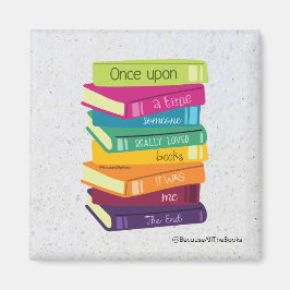 Imán Érase Una Vez Alguien Amaba Los Libros