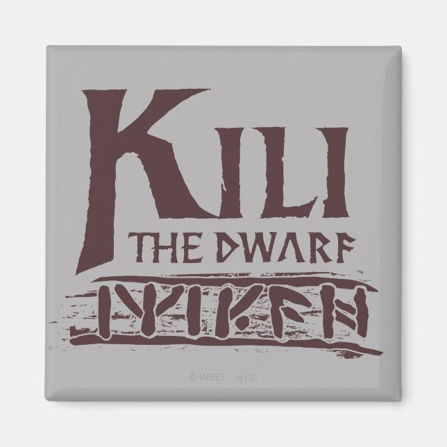 Imán Erebor - Nombre Kili (Frente)