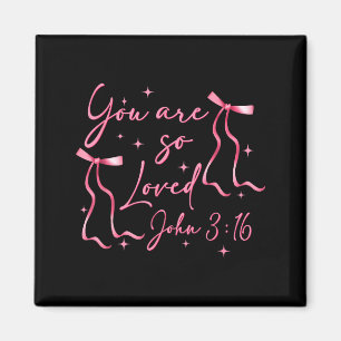 Imán Eres Amado Juan 3_16 San Valentín Fe Cristiana