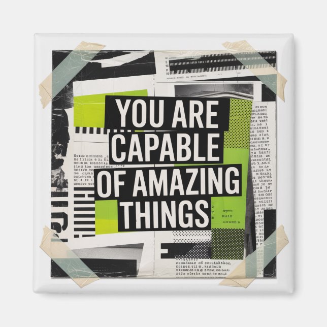 Imán Eres Capaz De Cosas Increíbles (Frente)
