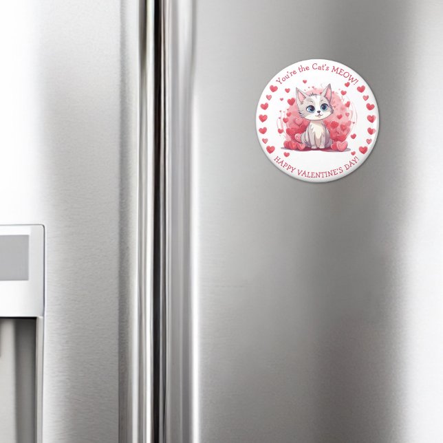 Imán Eres el gato de San Valentín de clase para niños p (Subido por el creador)