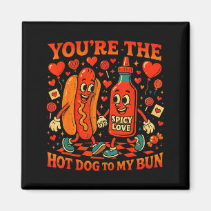 Imán Eres el Hot Dog para mi Panecillo divertido Día de