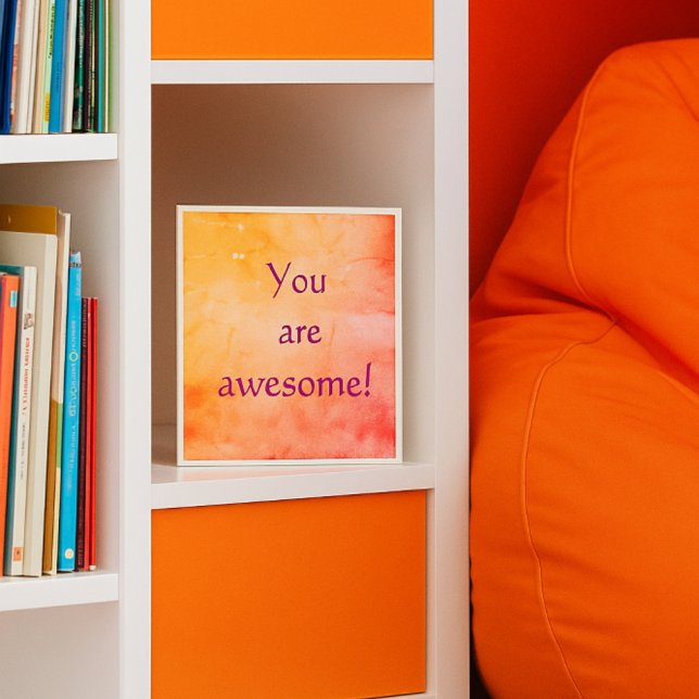 Imán ¡Eres Increíble! Acuarela (Subido por el creador)
