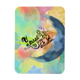 Imán Eres mi cita favorita de las acuarelas de INK