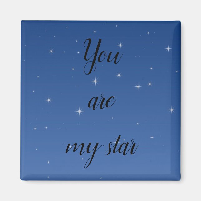 Imán Eres mi estrella Magnet (Frente)