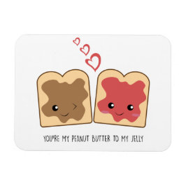 Imán Eres mi mantequilla de maní para mi plato de Jelly
