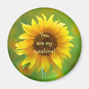 Imán Eres mi sol, el estímulo del girasol
