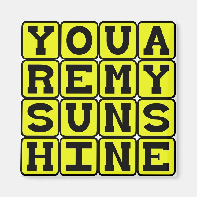 Imán Eres Mi Sol, Estándar Romántico (Frente)