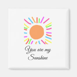 Imán eres mi sol naranjas amarillos rayos solares añadi