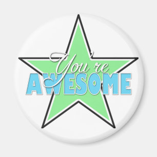 Imán Eres muy guapo - Magnates Green & Blue Star