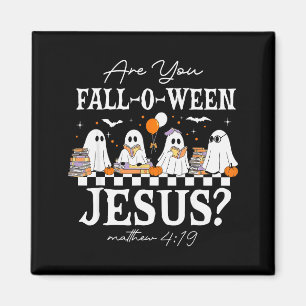 Imán ¿Eres Otoño Jesús Mateo 4_19 Halloween C