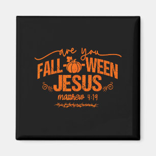 Imán ¿Eres Otoño Jesús Mateo 4_19 Halloween C