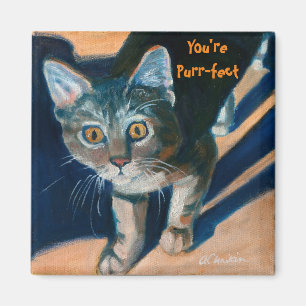 Imán Eres Purr-fect
