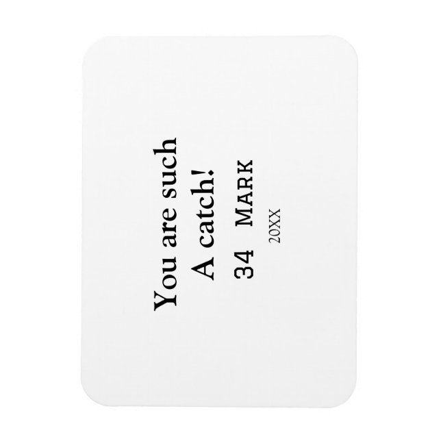 Imán Eres tan atractiva novio valentine sports (Vertical)