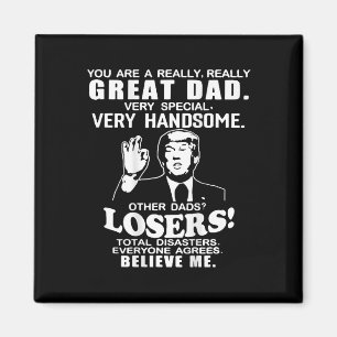 Imán Eres un gran papá que apoya a los padres de Trump 