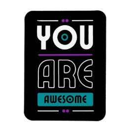 Imán Eres un increíble dicho motivador