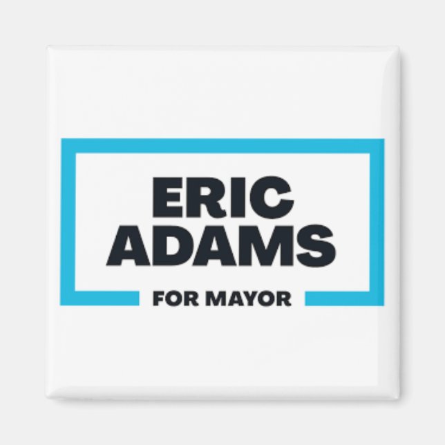 Imán Eric Adams Para El Alcalde De Nueva York (Frente)