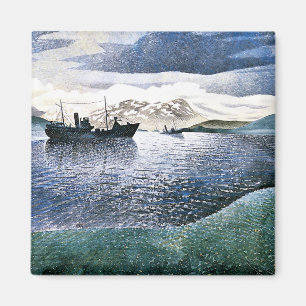 Imán Eric Ravilious - Noruega, realismo mágico,