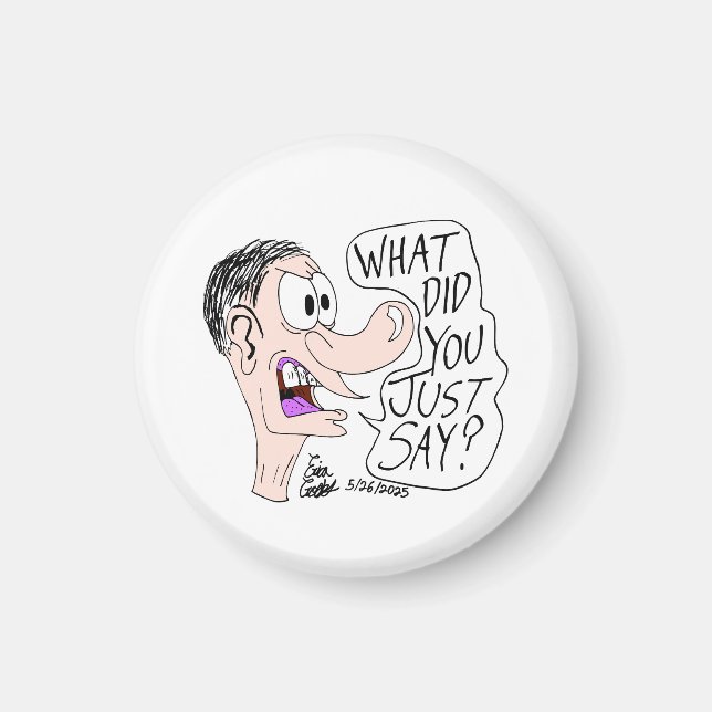 Imán Erica Crooks Comics - What did you just say ? (Frente)
