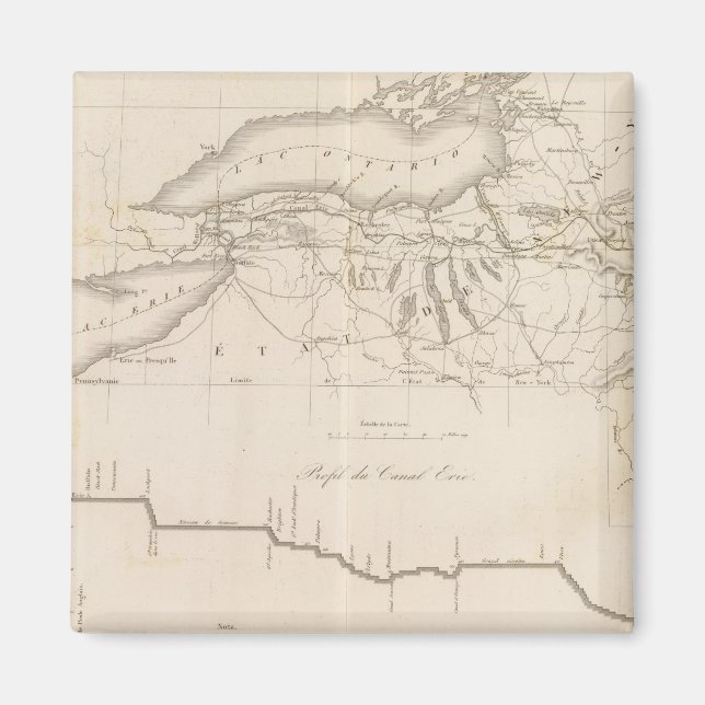 Imán Erie Canal (Frente)