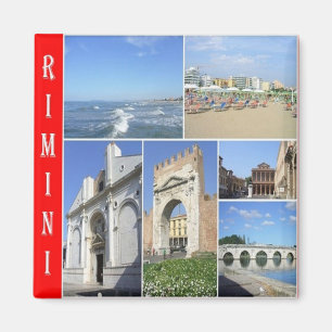 Imán ERM023 RIMINI, Mosaic, Italia, Fridge