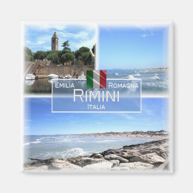 Imán ERM031 RIMINI, Emilia Romaña, Italia, Fridge (Frente)