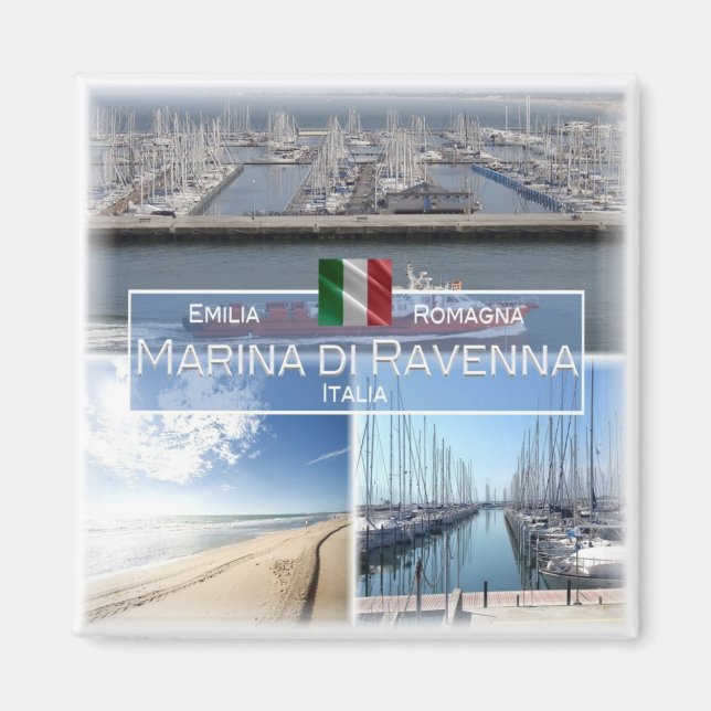 Imán ERM038 MARINA DI RAVENNA, Italia, Fridge (Frente)