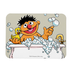 Imán Ernie antiguo en bañera