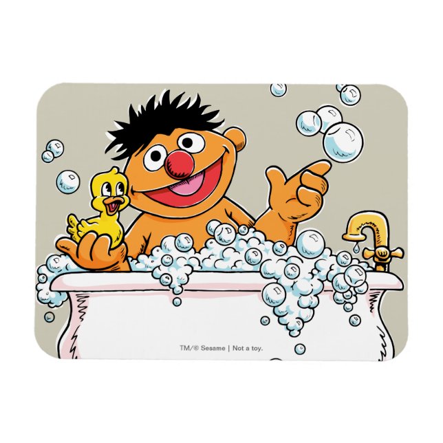 Imán Ernie vintage en Bathtub (Horizontal)