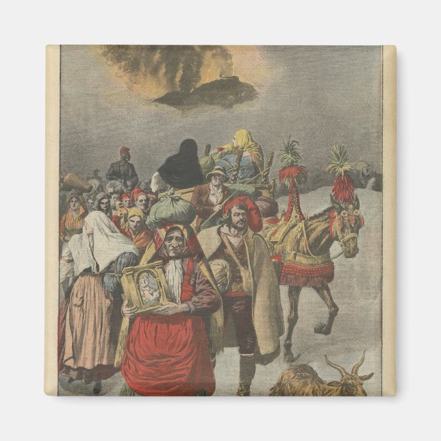 Imán Erupción del monte Etna (Frente)