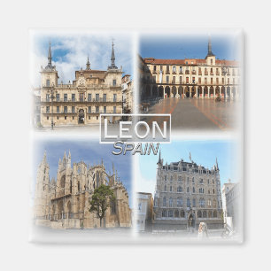 Imán ES0141 Europa, España, León, Fridge