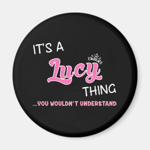 Imán Es algo de Lucy que no entenderías