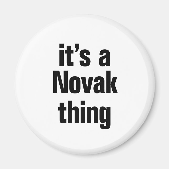 Imán es algo novak (Frente)